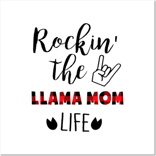 Rockin' The Llama Mom Life Posters and Art